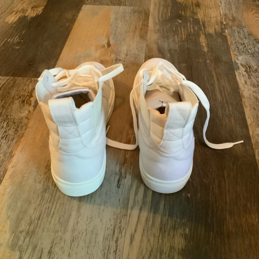 Thakoon White High-Top Canvas Sneakers